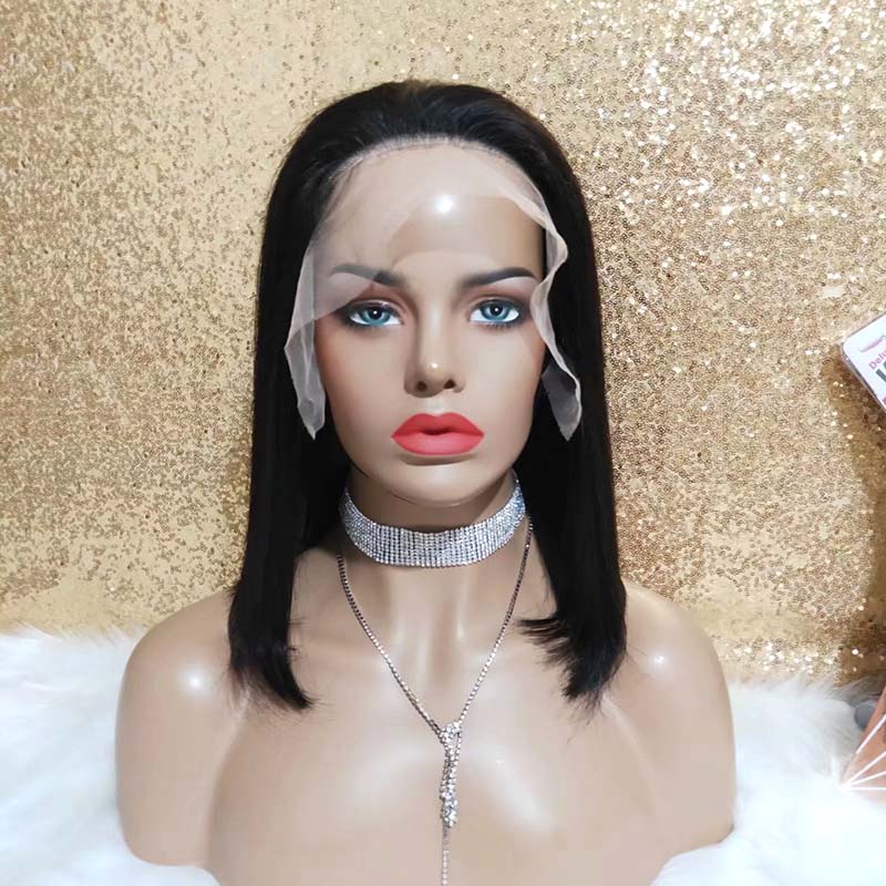 human hair bob wig for black women