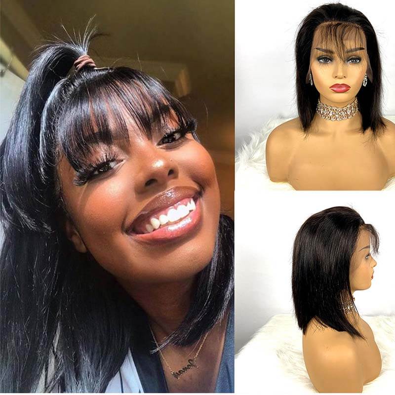 brazilian human hair bob wig for African American