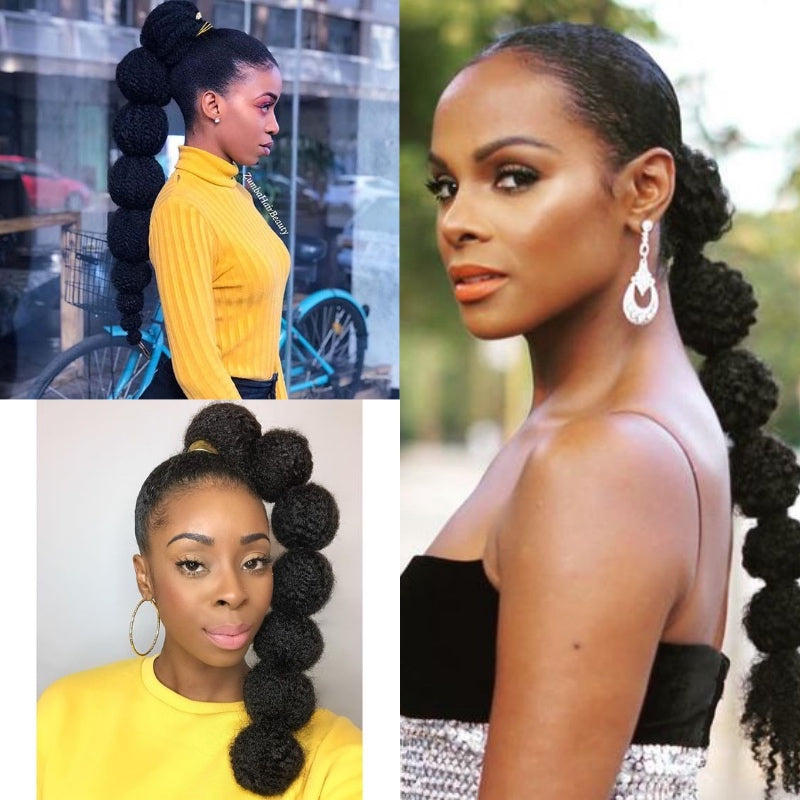 bubble ponytail