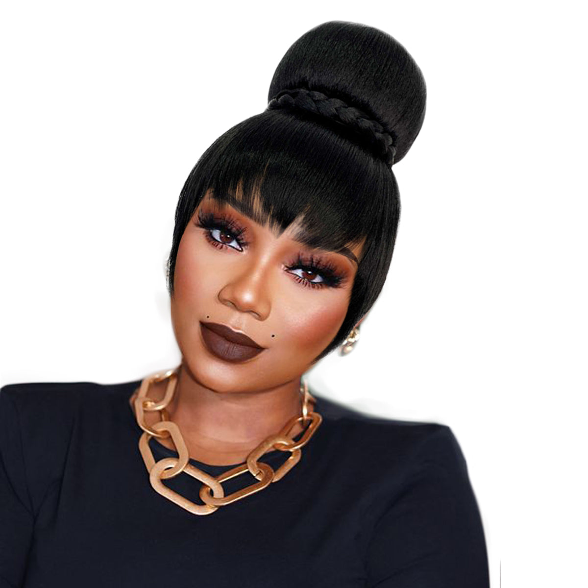 Hair Bun and Bang 2pcs