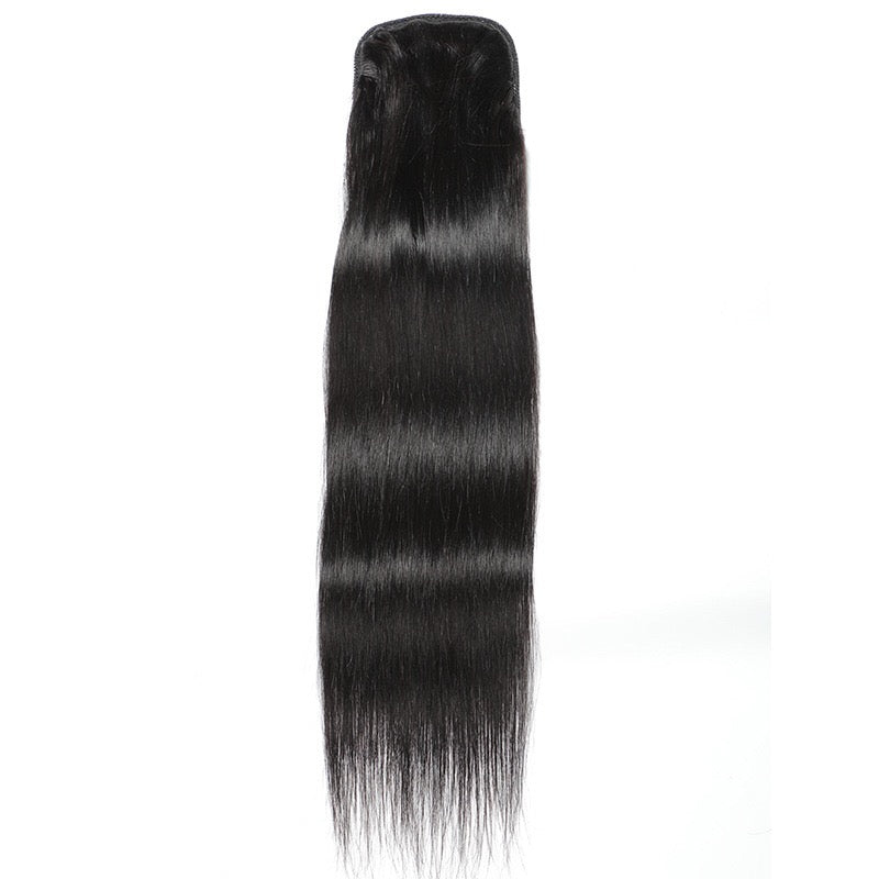cheap Brazilian hair straight ponytail