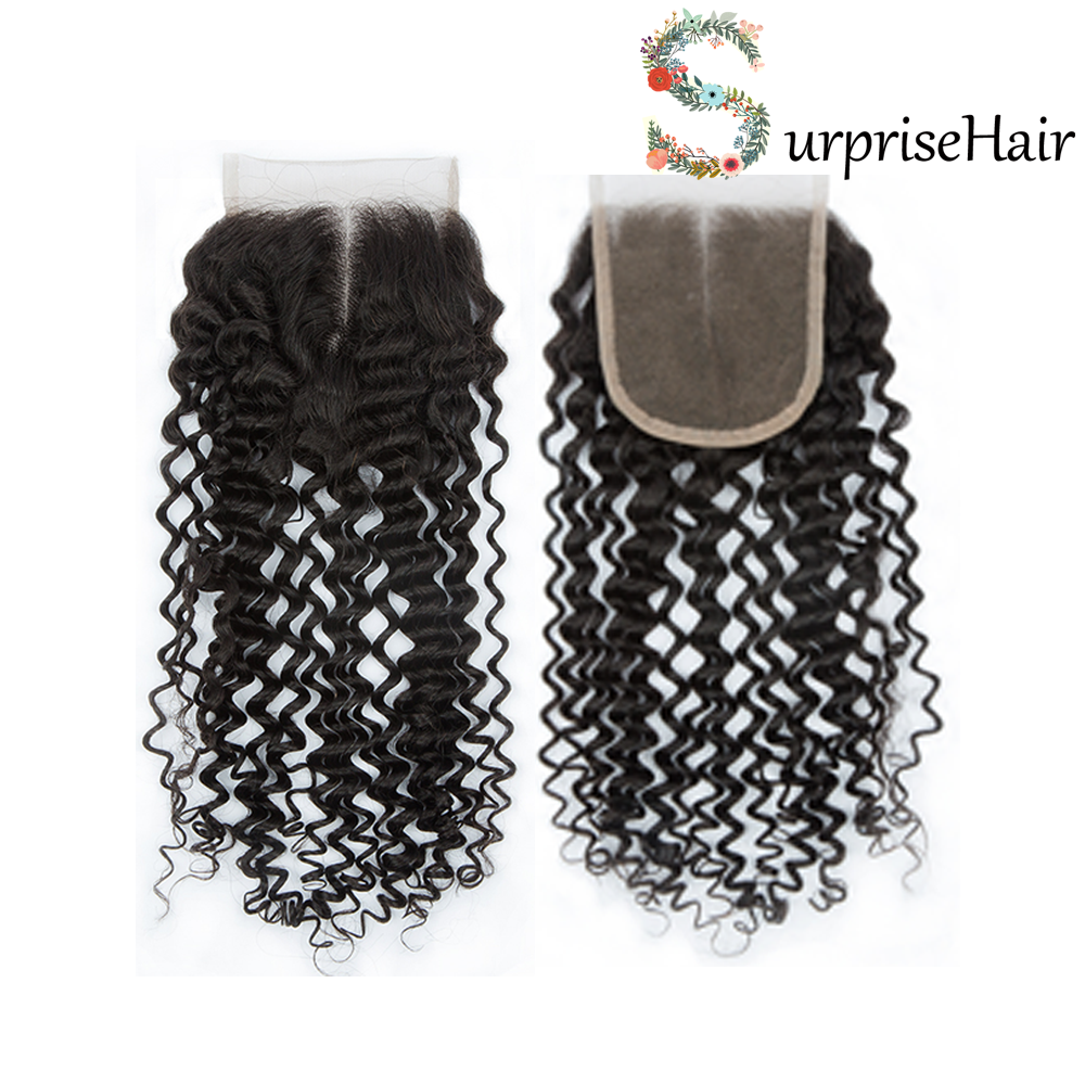 brazilian virgin kinky curly lace closure