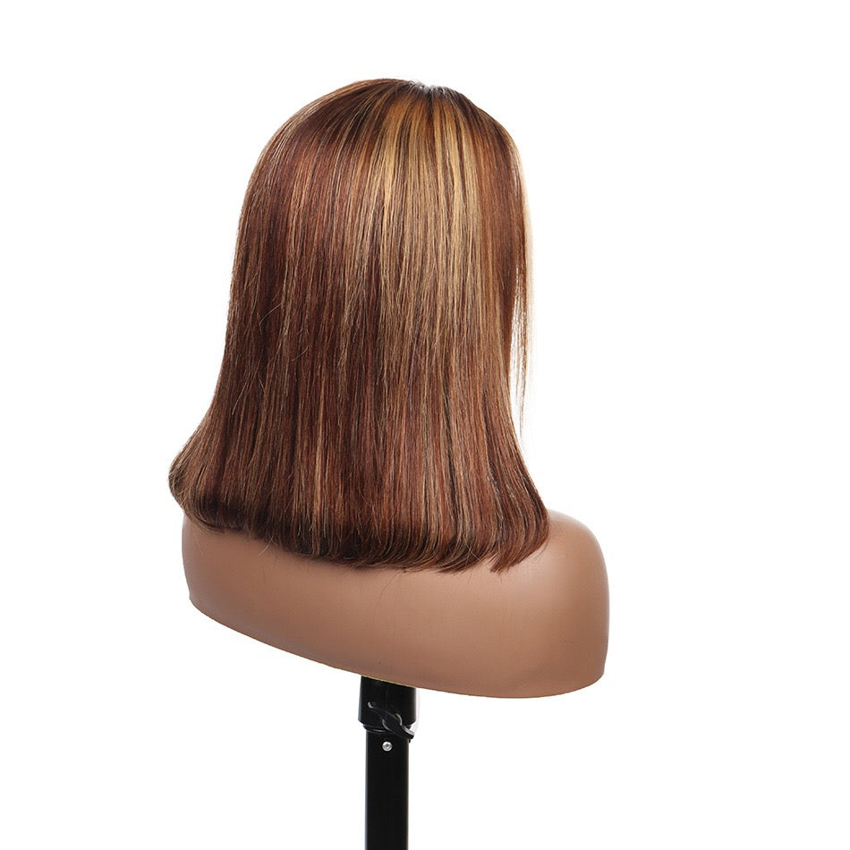 highlight bob wig for black women