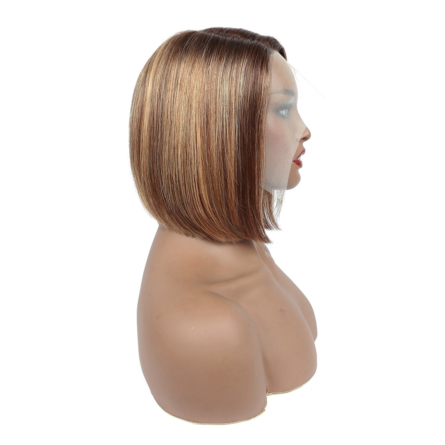 highlight human hair bob wig T-part P4_27