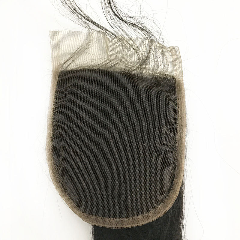 human hair closure loose wave
