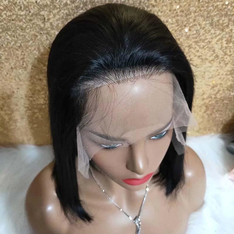 Quality lace wig bob human hair