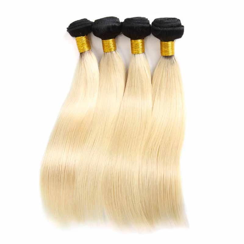 black blonde virgin hair bundles straight for African American
