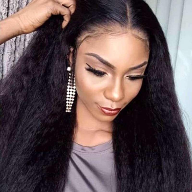 kinky straight Brazilian human hair bundles deal