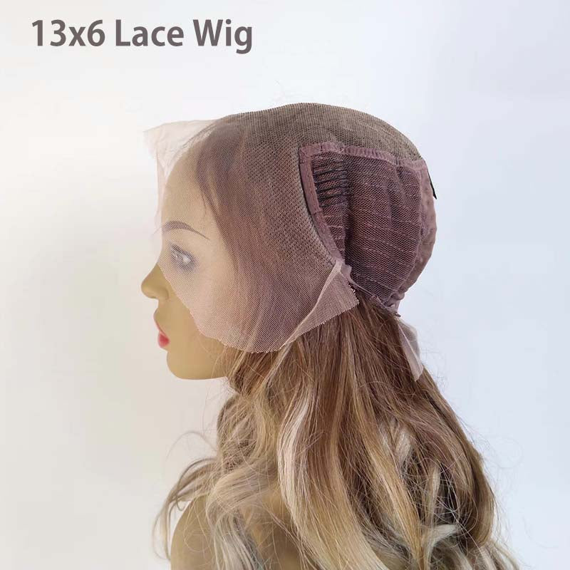 Highlight Lace Front Wig Human Hair Body Wave 20inch