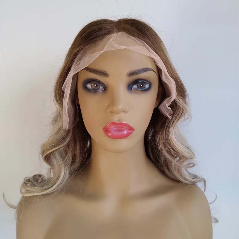 Highlight Lace Front Wig Human Hair Body Wave 13x6