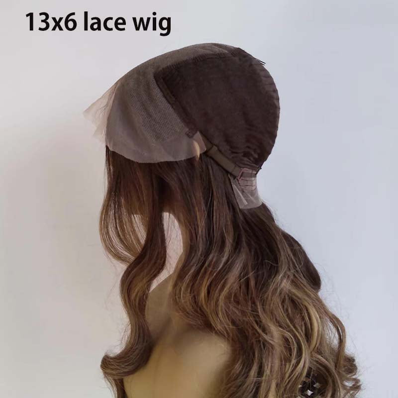 Ombre Highlight Lace Front Wig 13x6 Human Hair Body Wave 20inch