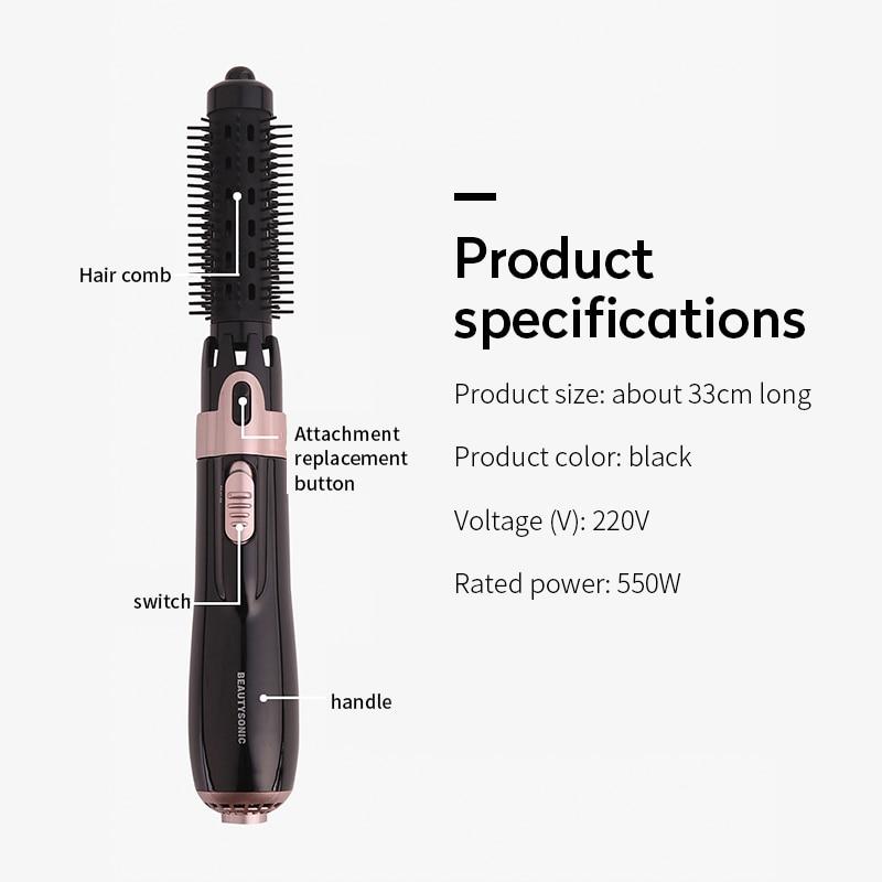 Hair Straightener Curler Brush