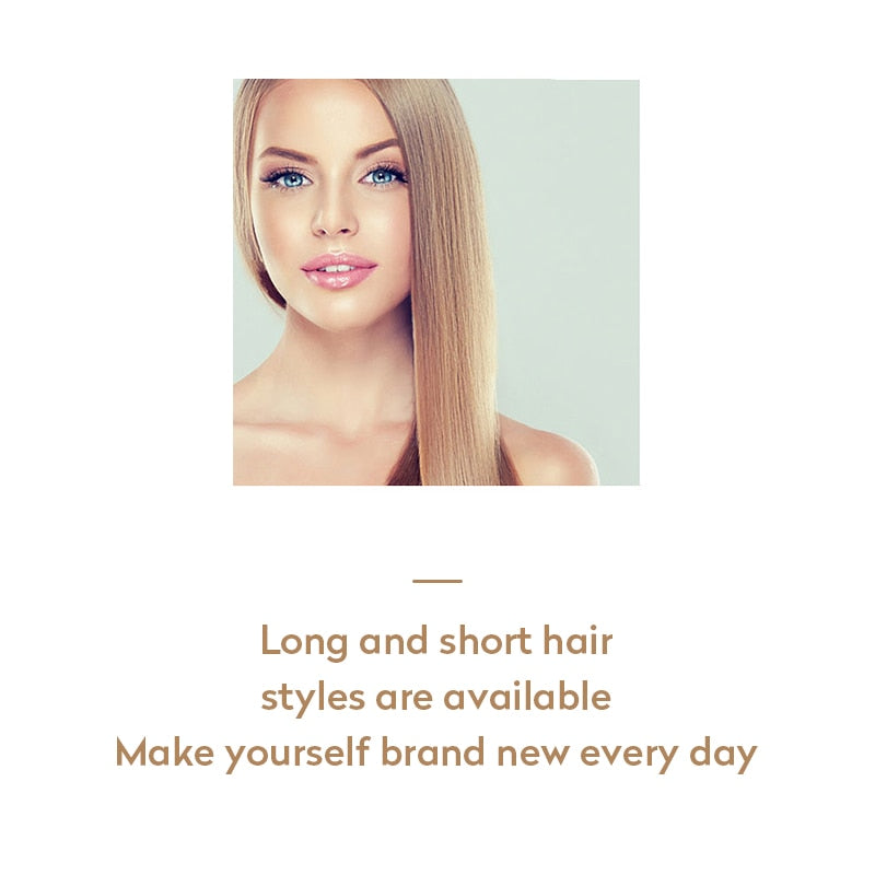 4 in 1 Hair Dryer Brush Electric Hair Straightener Curler Brush Surprisehair