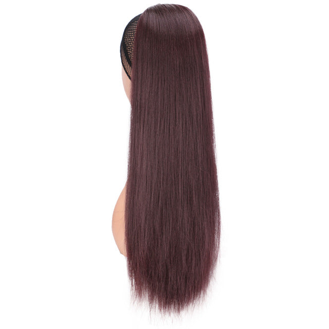 cheap synthetic kinky straight ponytail for women
