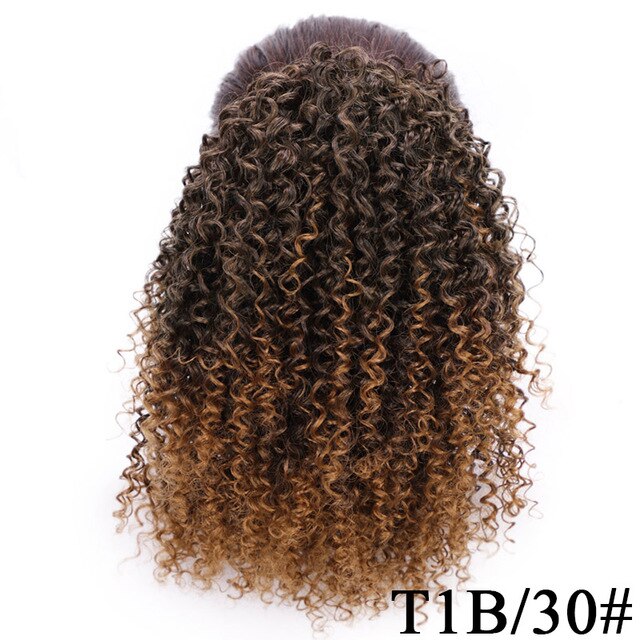 Surprisehair Short Synthetic kinky curly drawstring ponytail for Black Women