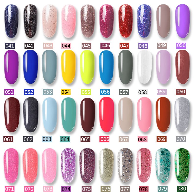 UV Gel Varnish Nail Polish Set For Manicure Gellak Semi Permanent Hybrid Nail Art