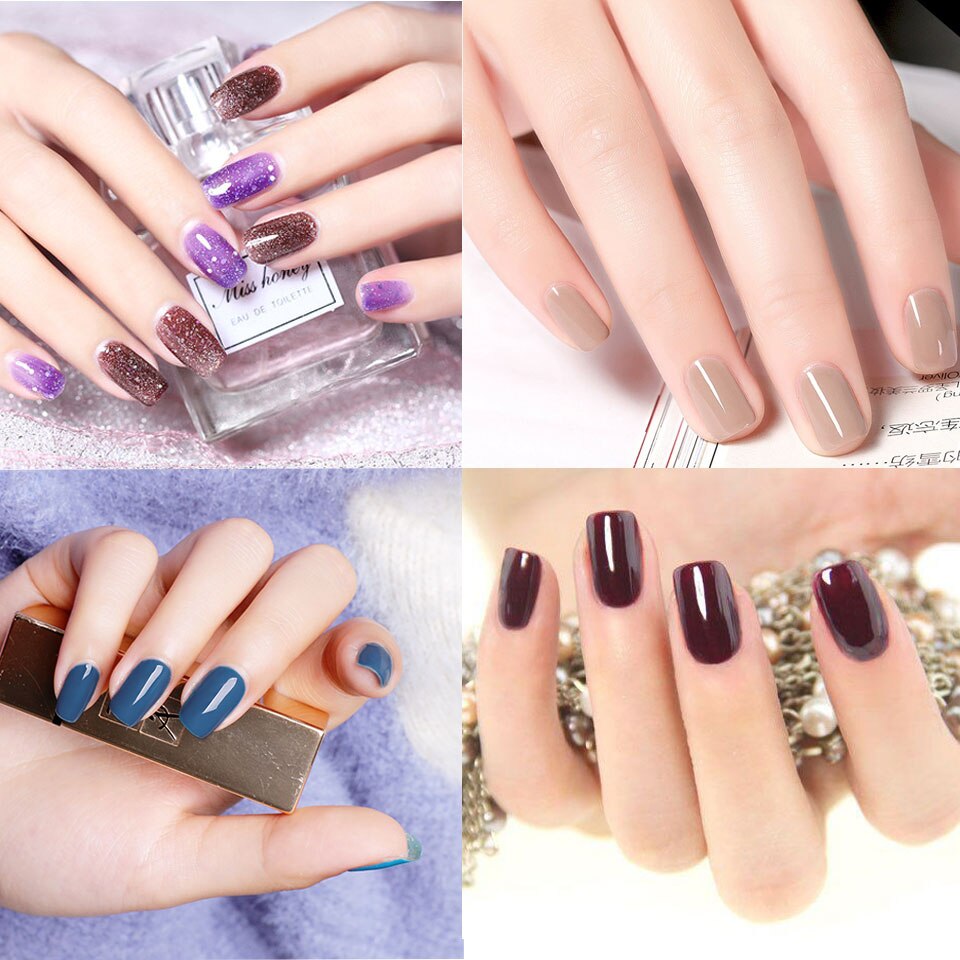 UV Gel Varnish Nail Polish Set For Manicure Gellak Semi Permanent Hybrid Nail Art