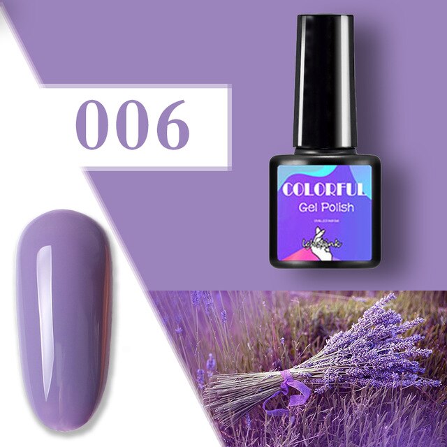 UV Gel Varnish Nail Polish Set For Manicure Gellak Semi Permanent Hybrid Nail Art