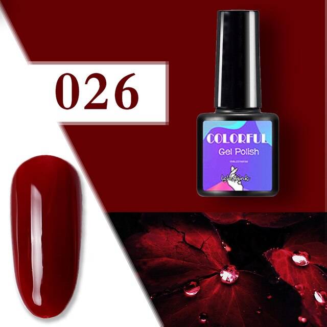 UV Gel Varnish Nail Polish Set For Manicure Gellak Semi Permanent Hybrid Nail Art