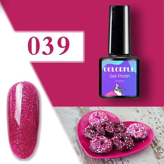 UV Gel Varnish Nail Polish Set For Manicure Gellak Semi Permanent Hybrid Nail Art