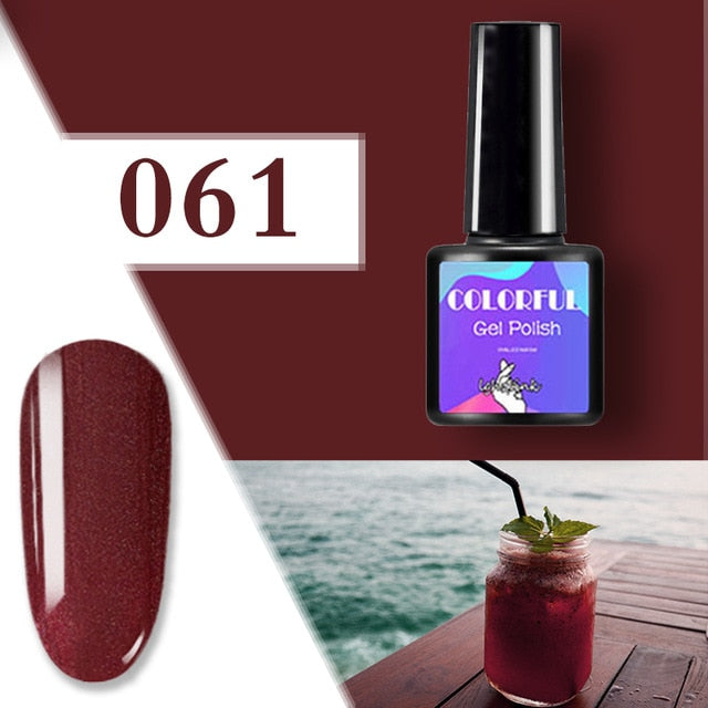UV Gel Varnish Nail Polish Set For Manicure Gellak Semi Permanent Hybrid Nail Art