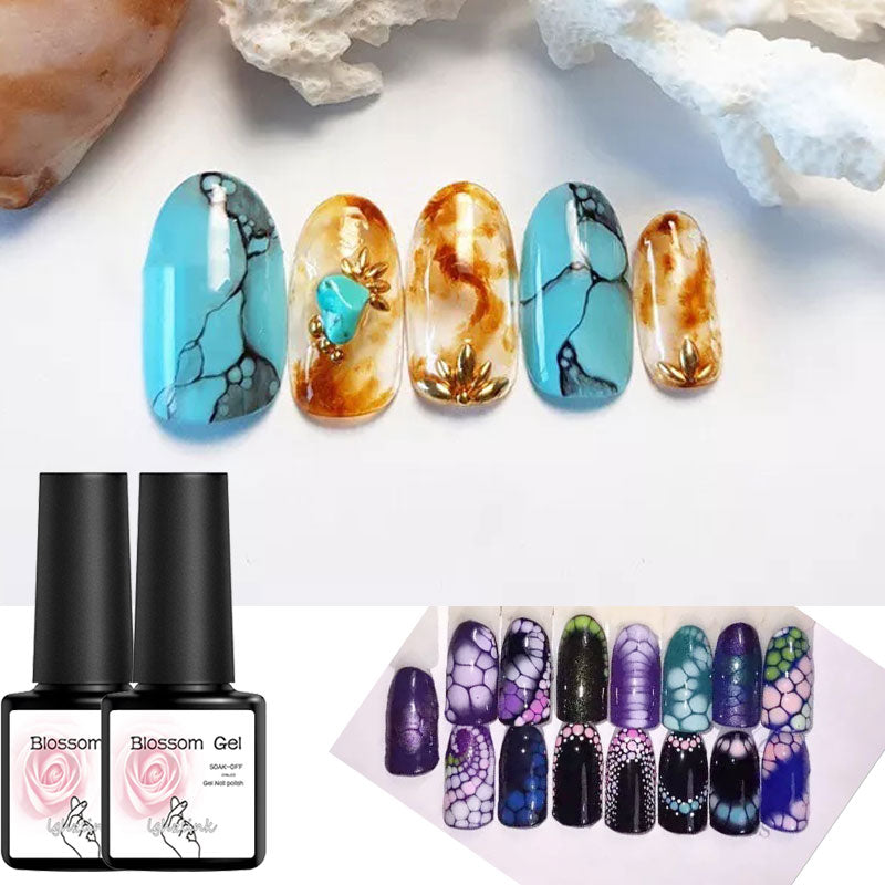 Blooming Painting Gel Nail Polish UV Gel Varnish DIY Magic Blossom Effect Flower
