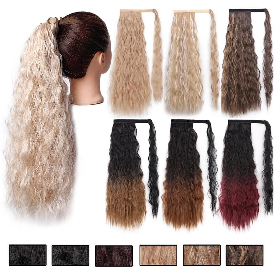 synthetic ponytail hair