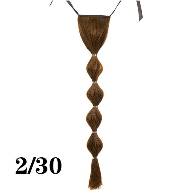 bubble ponytail tutorial