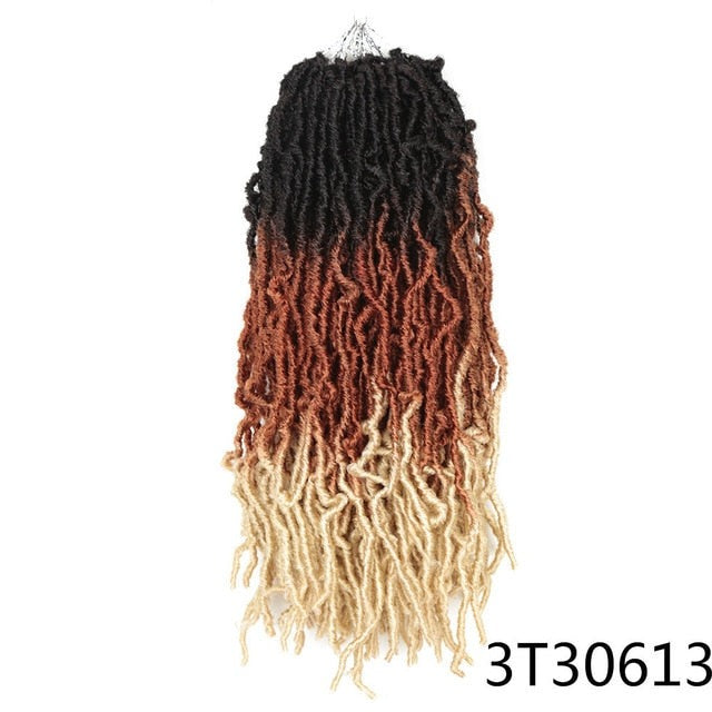 18inch Nu Locs Crochet Braids Natural Braid Synthetic Braiding Hair Extension