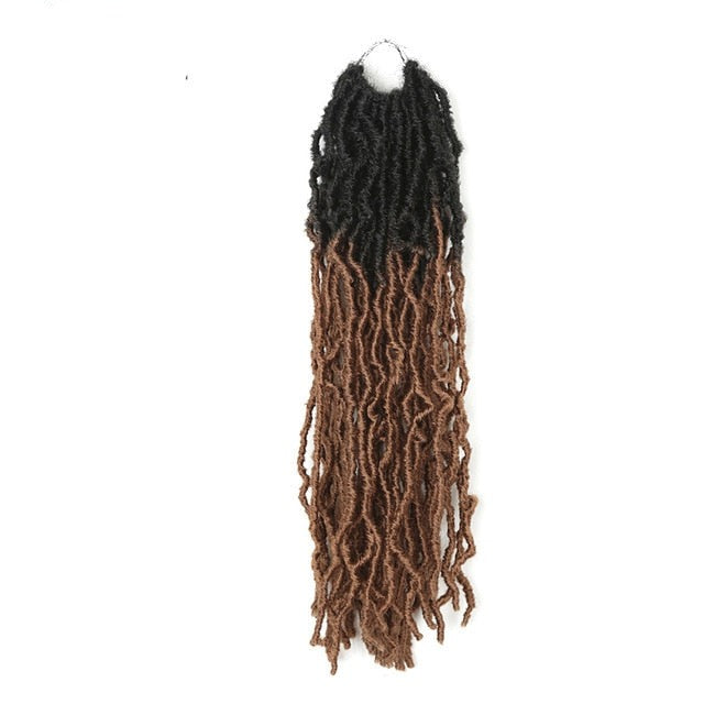 18inch Nu Locs Crochet Braids Natural Braid Synthetic Braiding Hair Extension