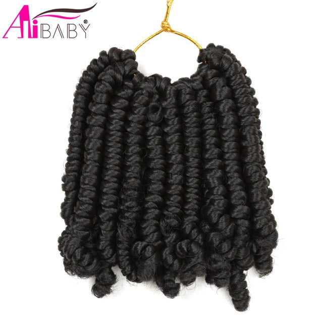 6Inch Bomb Passion Twists Crochet Braids Synthetic Braiding Hair