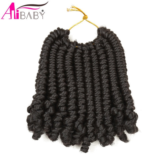 6Inch Bomb Passion Twists Crochet Braids Synthetic Braiding Hair