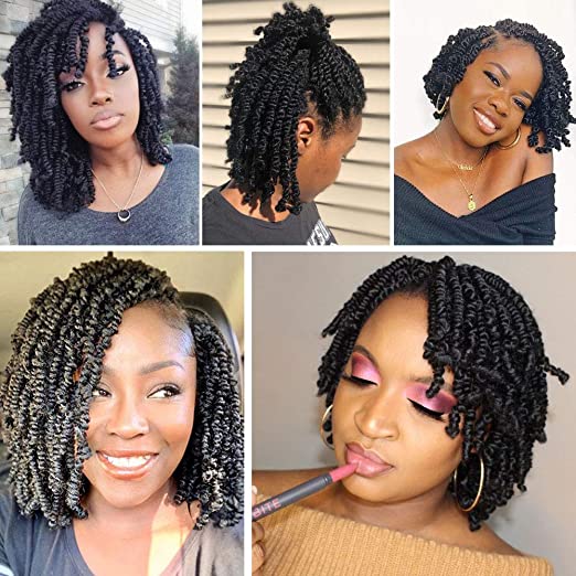 6Inch Bomb Passion Twists Crochet Braids Synthetic Braiding Hair