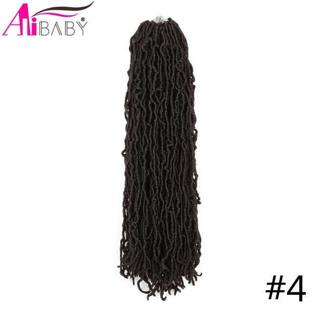 Long Nu locs braids Crochet Hair Synthetic Braiding Hair Extension