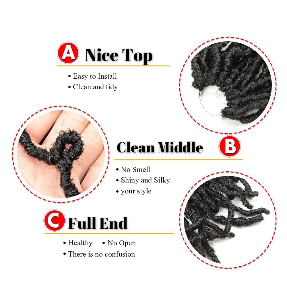 24inch nu locs crochet braid