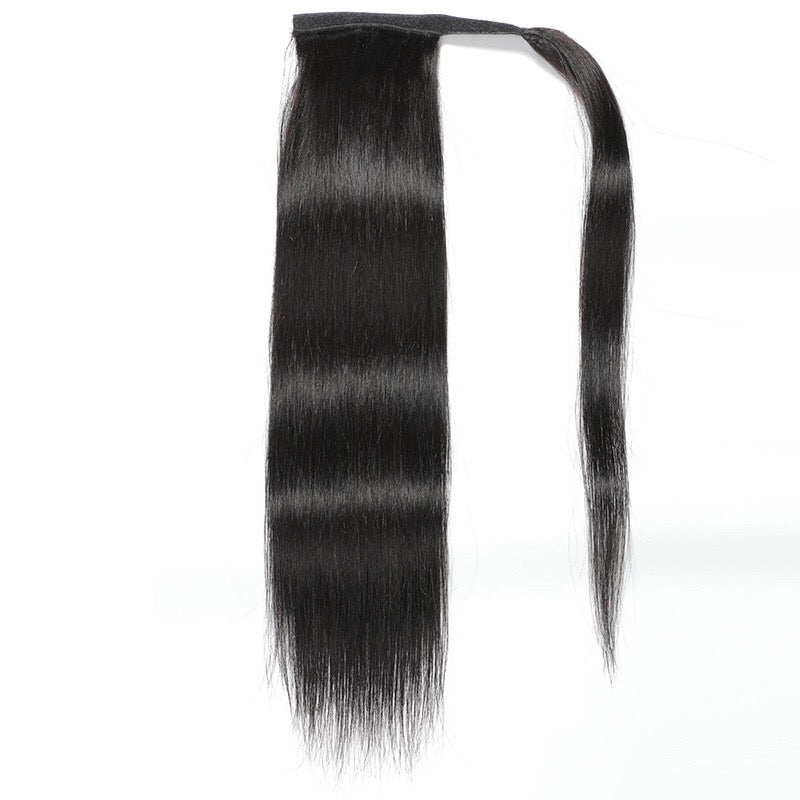 straight Brazilian hair ponytail