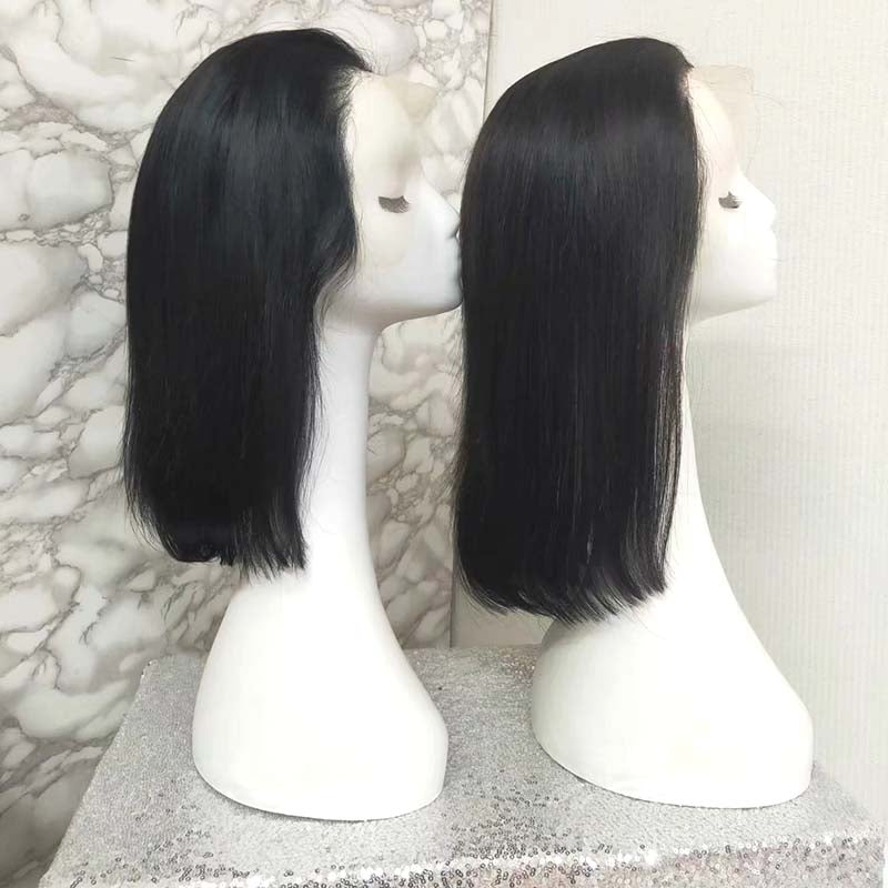 transparent lace wig bob human hair for black women