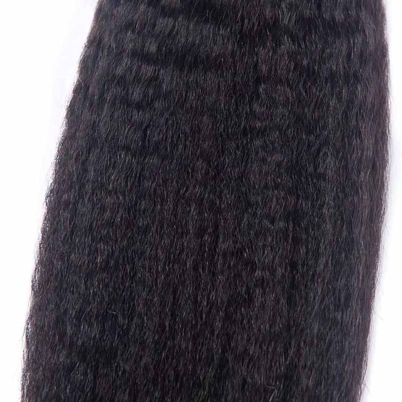 kinky straight human hair weave