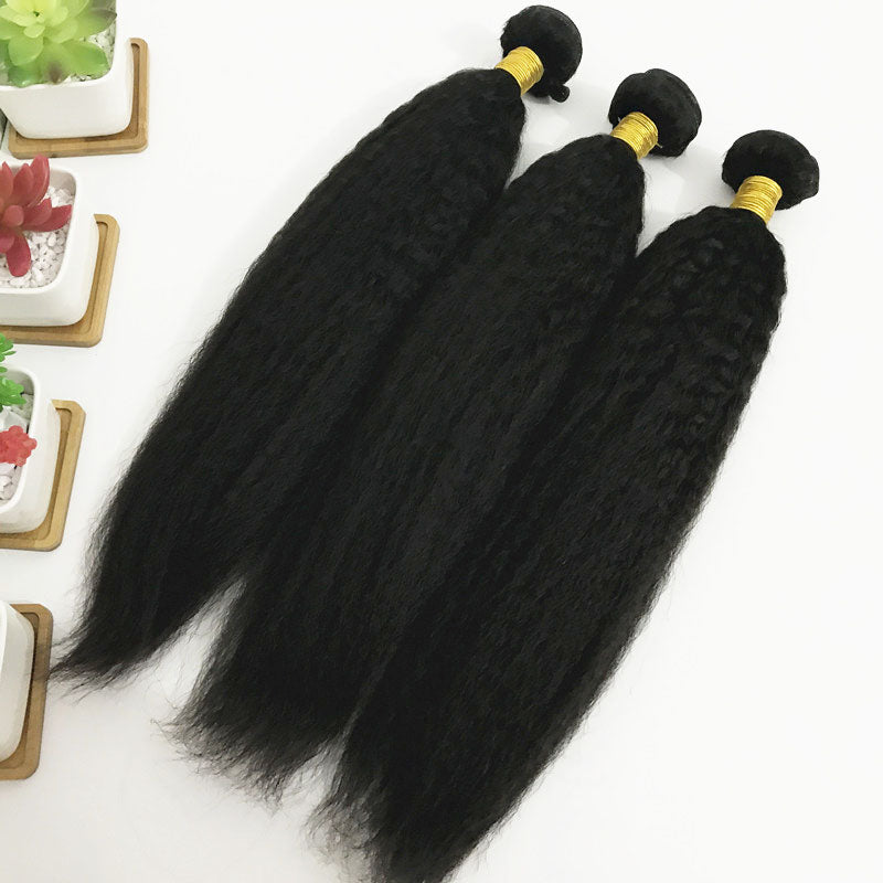virgin human hair kinky straight for sale