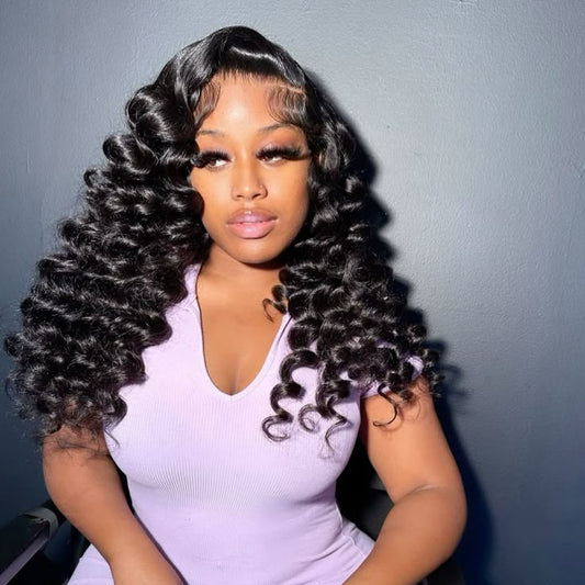 Human crochet hair extension Pre-Separated Crochet Hair Reusable Micro Twists