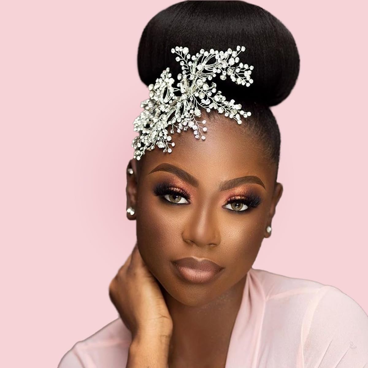 Extra Large Hair Bun Updo Bun Braided Chignon Hair Piece for Black Women