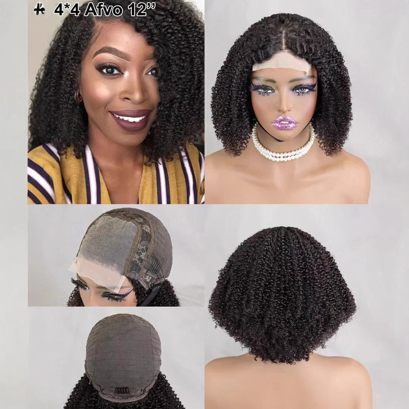 613 Blonde Pixie Cut Wig Wave Short Lace Wig Cheveux Humains pour Femmes Noires