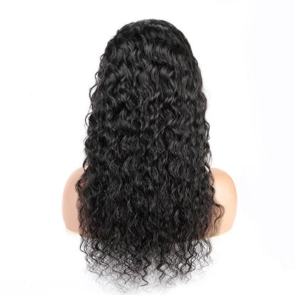 5x5 Lace Closure Wig Water Wave Human Hair 150% Density for Black Women