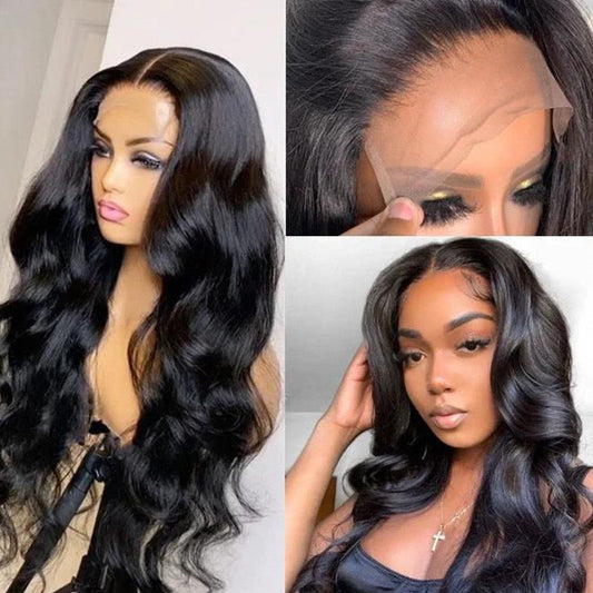 5x5 Lace Closure Wig Human Hair Body Wave 150% Density for Black Women