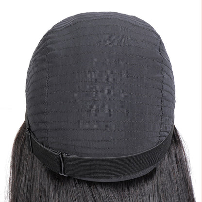 Glueless 4x4 Lace Closure Wig Straight Human Hair 150% Density for Black Women