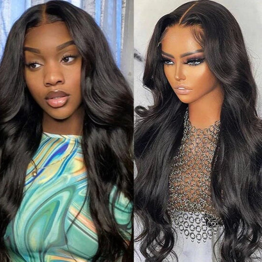 6x6 Lace Closure Wig Human Hair Body Wave 150% Density for Black Women
