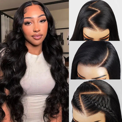 Glueless Wig 7x6 Lace Closure Human Hair Body Wave 250% Density