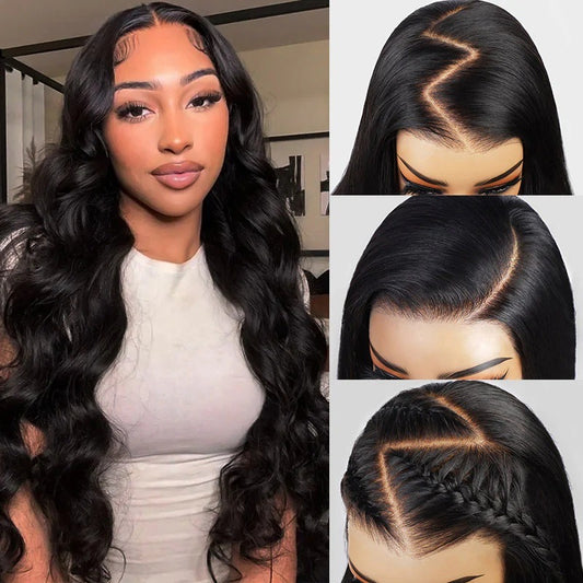 Glueless Wig 7x6 Lace Closure Human Hair Body Wave 250% Density