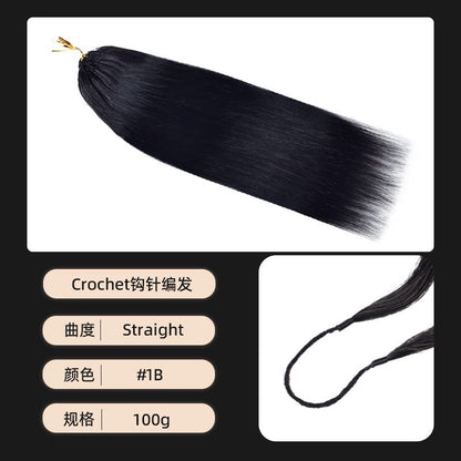 human crochet hair extension Pre-Separated Crochet Hair Reusable Micro Twists