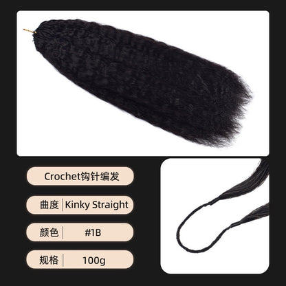 human crochet hair extension Pre-Separated Crochet Hair Reusable Micro Twists
